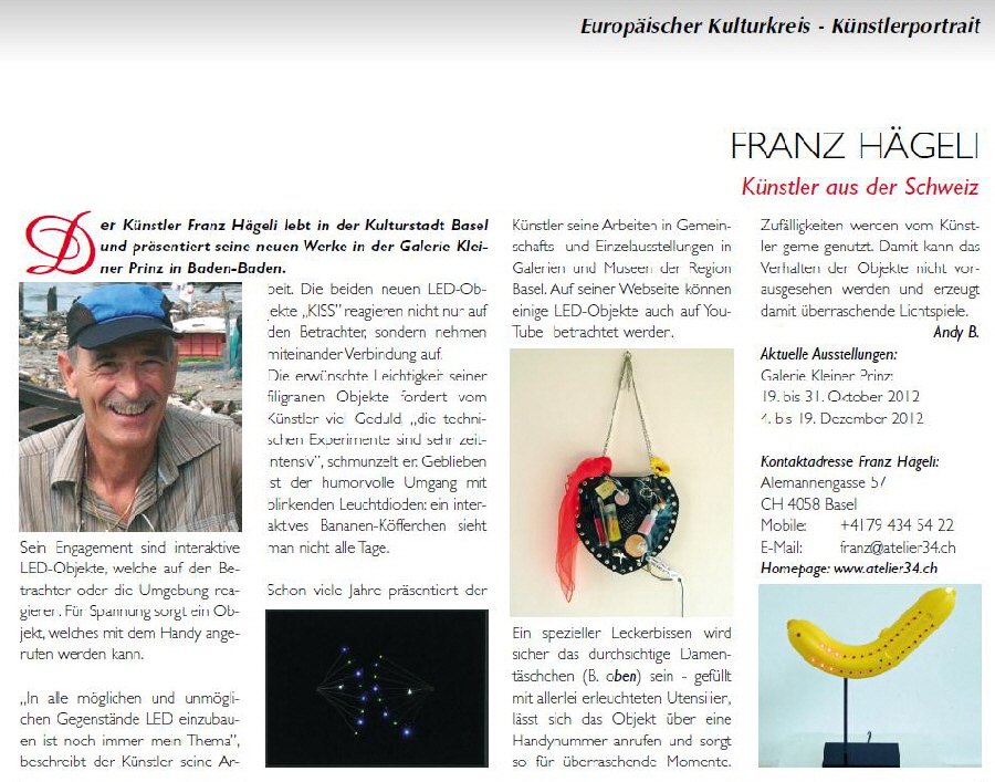 Knstlerportrait Franz Hgeli