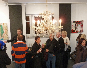 Viele Besucher an der Vernissage!