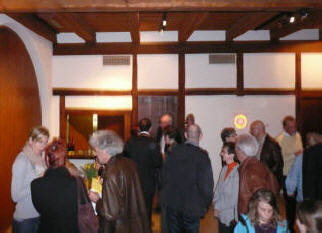 Gedrnge an der Vernissage